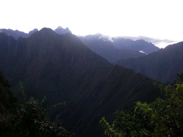 Auf dem Weg ein kurzer Blick ins Tal.