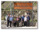 Unsere Wandergruppe fuer die naechsten 4 Tage. V.l.n.r.: Peter, Suzanna, Peter, Ireen, Veronica, Christel, Olle, Eleonore, Sabine, Olaf.