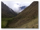 Unten rechts um die Ecke war unser Camp. Erkennt Ihr den Trail?