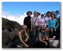Gruppenfoto der erfolgreichen Wanderer.