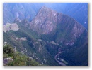 Und schon haben wir einen ersten Blick auf Machu Picchu.