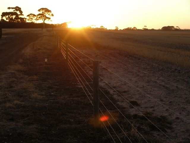 Sonnenuntergang.