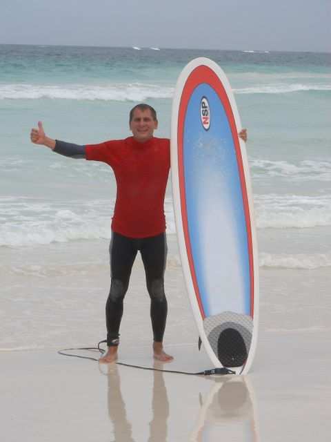 Surfing in Lancelin