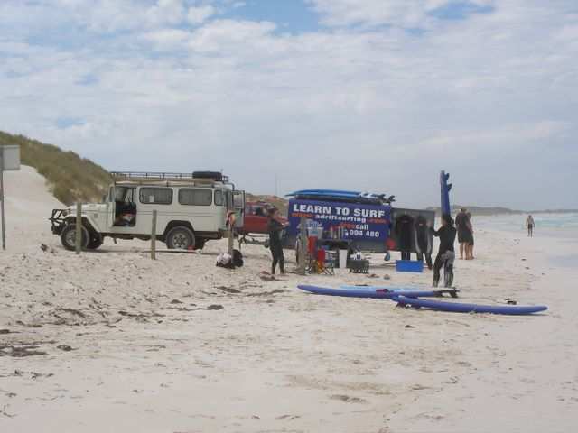 Surfing in Lancelin