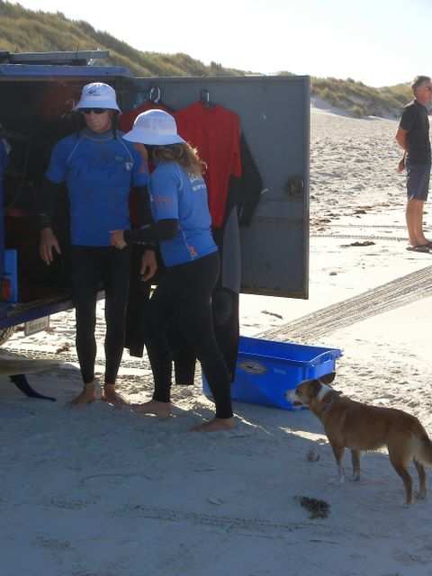 Surfing in Lancelin