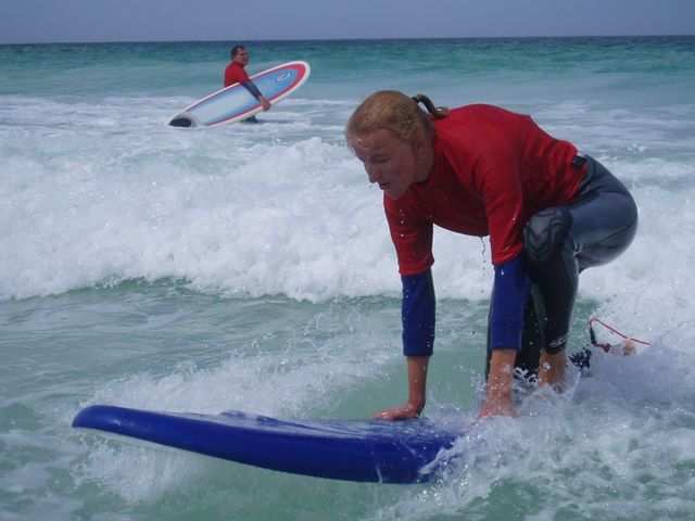 Surfing in Lancelin