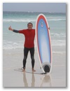 Surfing in Lancelin