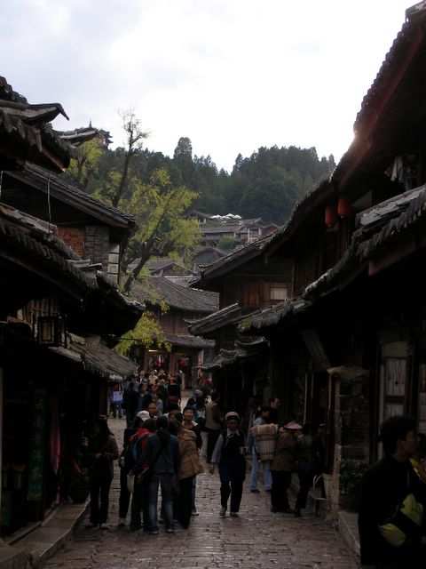 Lijiang - Viele enge Gassen!