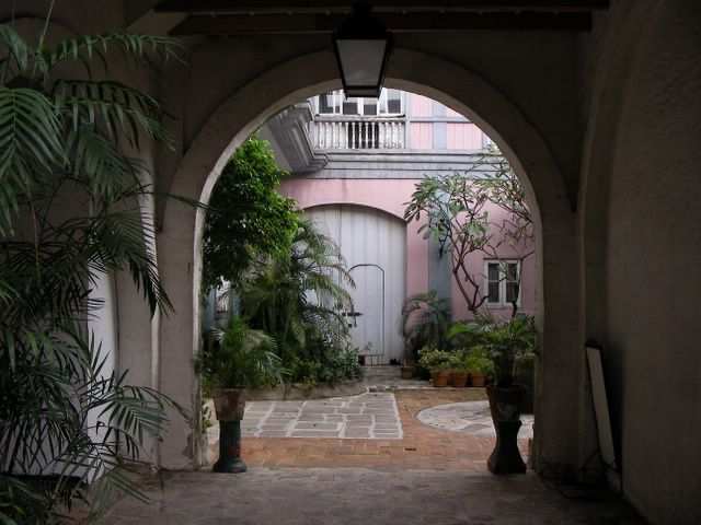 Einige Uebereste der spanischen Kolonialarchitektur in Intramuros.