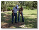 Unsere erste Golfstunde.