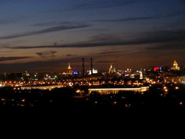 Auch bei Nacht hat es einen Super-Ausblick.