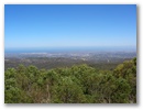 Mt. Lofty bietet einen guten Blick ueber Adelaide bis zum Meer