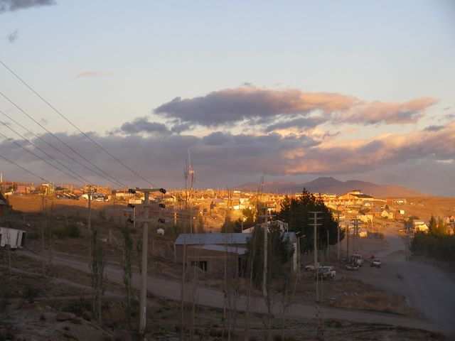 Naechster Morgen in El Calafate.
