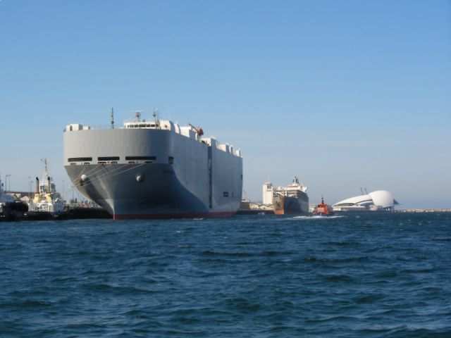 Rechts hinten das Schiffahrtsmuseum von Freemantle.
