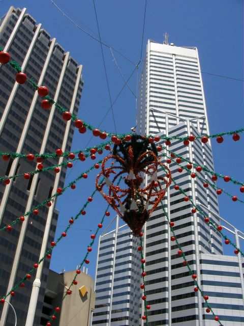 Weihnachtliches Perth.