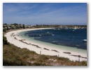 Strand auf Rottnest Island - ueber Weihnachten leider alles ausgebucht.