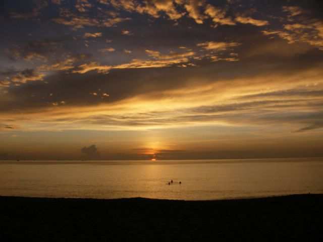und aufs Meer