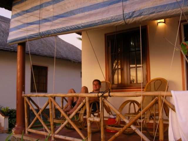 Zurueck im Bungalow.