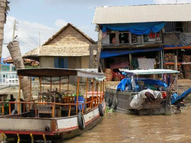 Mekong - Bootsfahrt