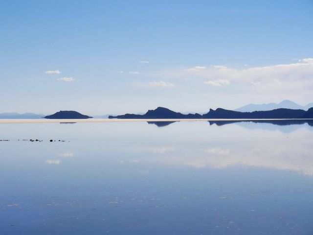 Spiegelungen in der Lagune.