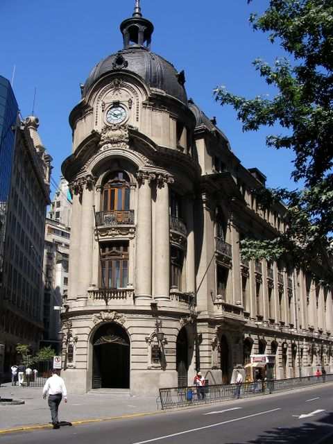 Die Boerse von Santiago de Chile