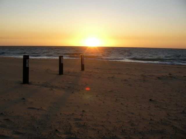 Und sehen den Sonnenuntergang!