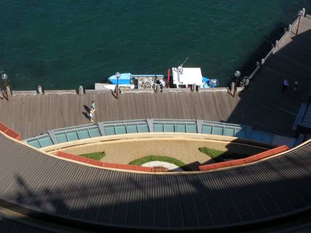 Noch ein Blick aufs Hyatt.