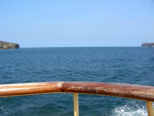 Ein kurzer Blick aufs offene Meer.