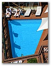 Der Hyatt Pool ist nicht gerade der groesste.