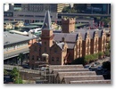 Blick auf einen Teil von The Rocks, der historischen Altstadt Sydneys.