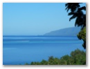 Rechts kann man einen Blick auf die Hauptinsel Tahiti werfen.