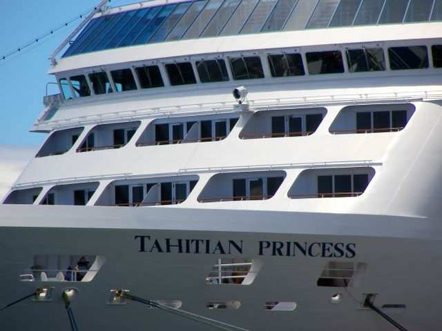 Wir sind fuer die Tahitian Princess noch etwas zu jung.