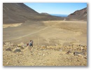 Nach der Ueberquerung des South Craters gehts erstmal wieder bergauf.