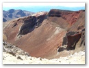 Jetzt haben wir den hoechsten Punkt unseres Treks erreicht: den Red Crater.